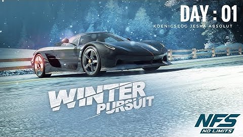 Need For Spped : No Limits ll Koenigsegg Jesko Absolut ll Winter Pursuit ll Day 01