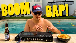 Making beats in the Jacuzzi 💦 Lofi Hip-Hop Boom Bap