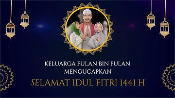 VIDEO UCAPAN RAMADHAN 2020, MARHABAN YA RAMADHAN - BIKIN VIDEO UCAPAN IDUL FITRI DGN POWERPOINT