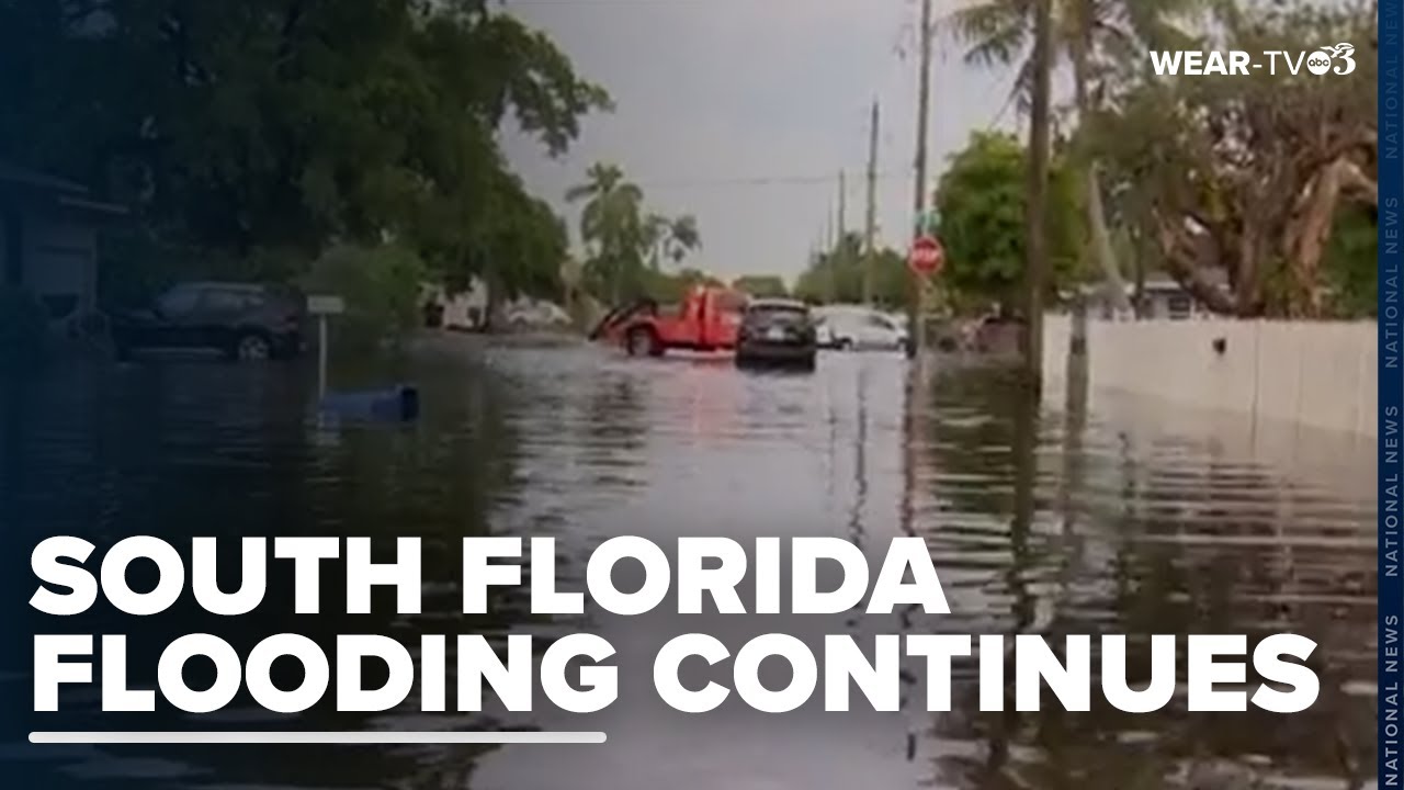 Massive flooding continues in South Florida - YouTube
