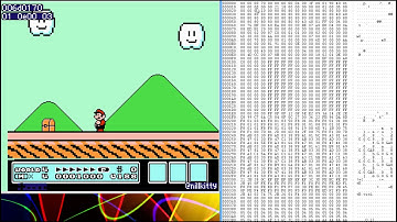 Live hex editing:  Super Mario Bros 3
