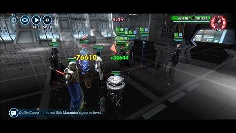 SLKR, HUX, KRU, ST & FOO Counter w/ Vader Empire... #VaderRework #SWGOH  #SLKRcounter