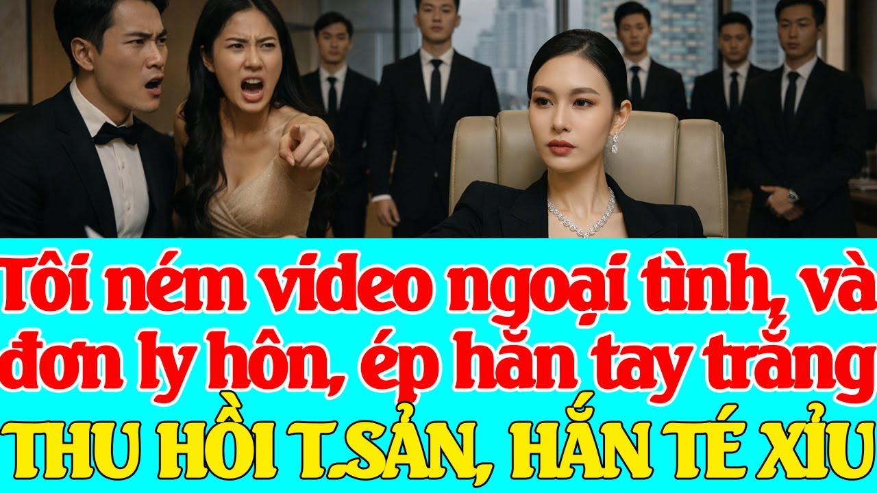 Tôi ném vi.deo ngoại tình và đơn ly hôn, ép hắn tay trắng, thu hồi t.sản, hắn té xỉu cầu xin tha thứ