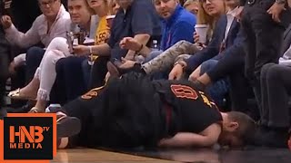 Kevin Love dangerous fall / Cavaliers vs Celtics Game 4