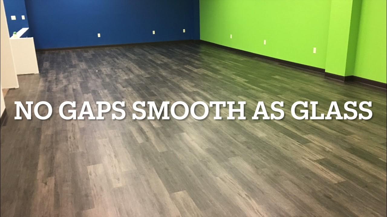 how to install glue down vinyl plank on concrete with pressure