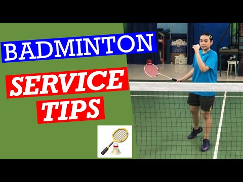 BADMINTON SERVICE TIPS- How to start your game strong #badminton #badmintonservice