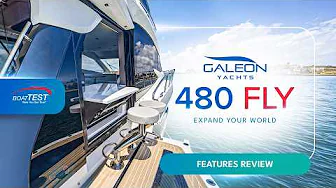 Galeon 480 Fly Full Yacht Tour | Luxury Flybridge with Balconies