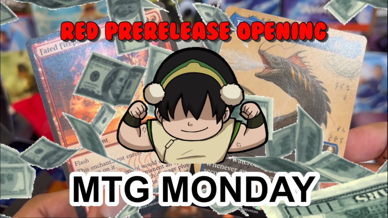 MtG Avatar the Last Airbender - Red/Fire Prerelease Kit Opening - 