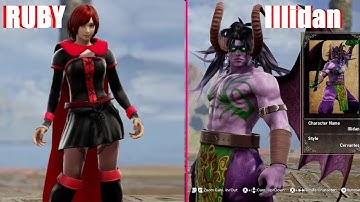 Soul Calibur 6 - Ruby Rose vs Illidan (RWBY vs WOW Character Creation)