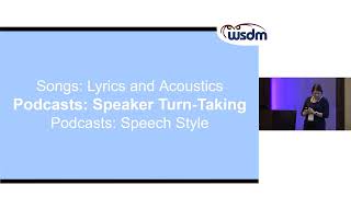 Famous WSDM-23 Keynote: Learning to Understand Audio and Multimodal Content Profile