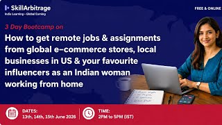 Pre-Bootcamp Session: How to get remote jobs & assignments with high-paying employers