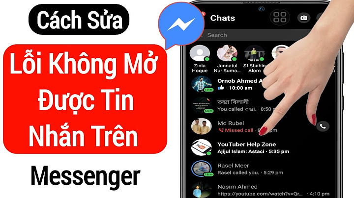 Lỗi không xem được tin nhắn trên facebook năm 2024