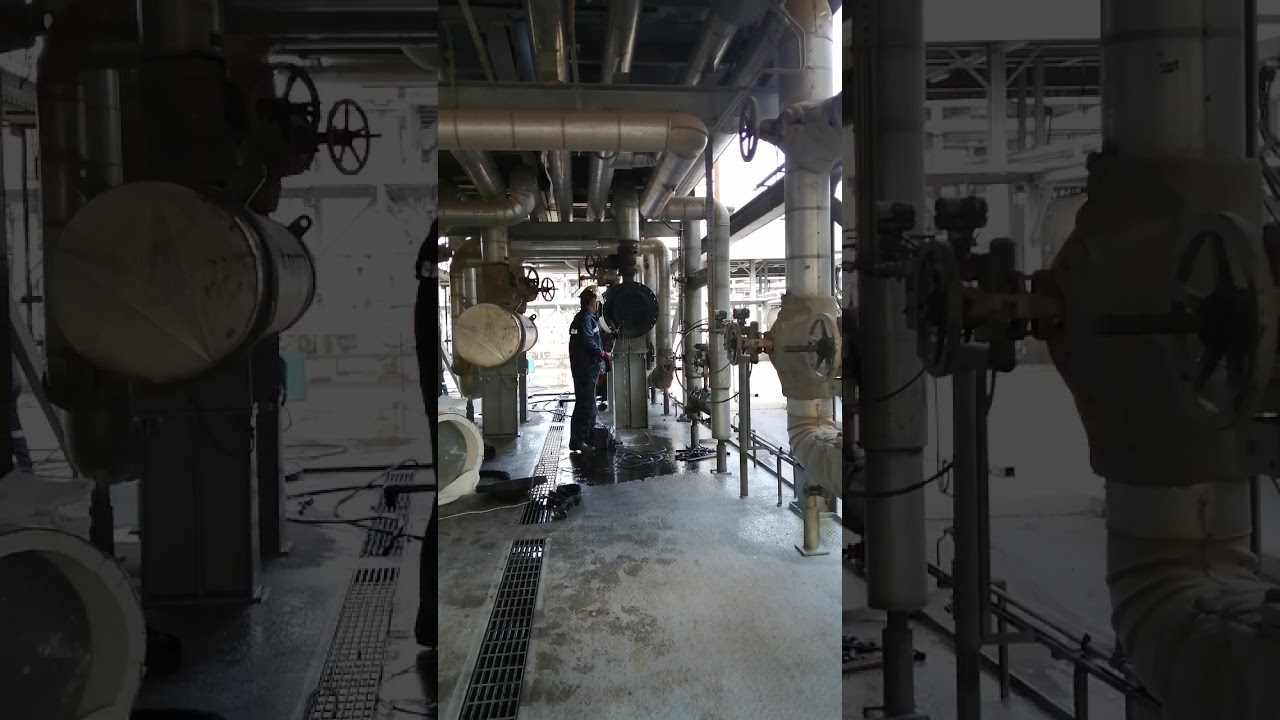 Shell And Tube Heat Exchanger ( Cleaning Tube by Jet cleaner ) ,To ...