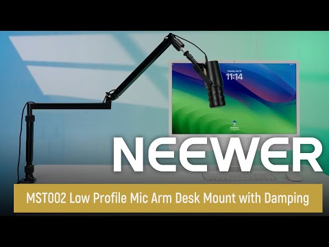 Introducing to the NEEWER MST002 Low Profile Mic Arm Desk Mount with Damping