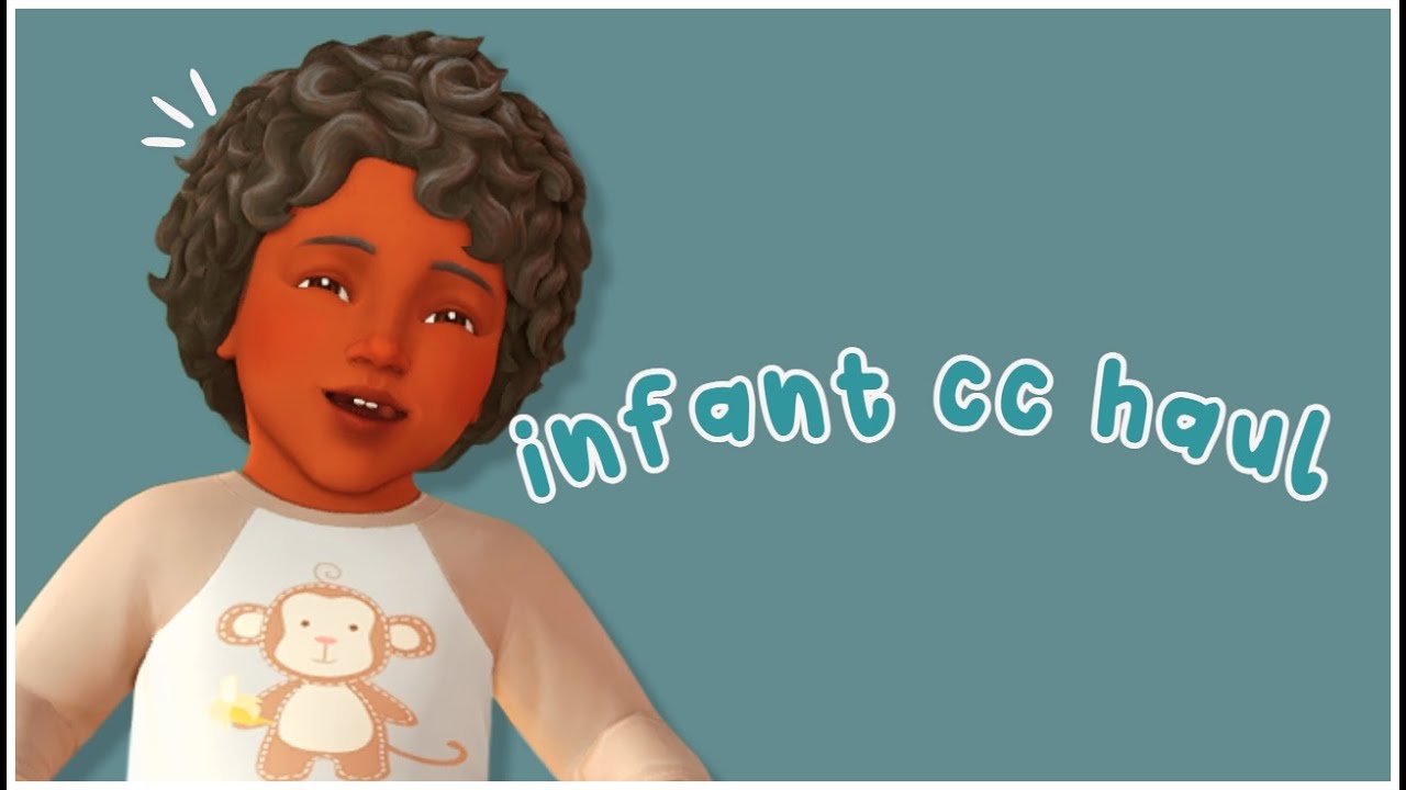 infant  cc haul + cc links! // the sims 4 cc haul