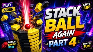 🚀 STACK BALL AGAIN PART 4 | LEVEL UP CHALLENGE | LIVE #shorts #live #shortsfood
