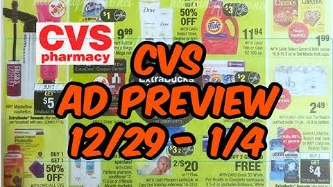CVS AD PREVIEW 12/29 - 1/4 | 🔥 SPEND $30 GET $10 DEAL!