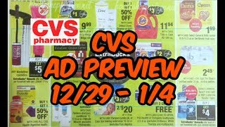 CVS AD PREVIEW 12/29 - 1/4 | 🔥 SPEND $30 GET $10 DEAL!