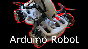 3D Printed Omni - Mecanum Wheels Robot - Drone Plattform