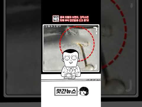 중국 BYD 자동차, 갑작스런 집단 차체 부식 신고 증가! #해외댓글반응 #웃긴영상 #댓글반응