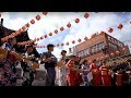 横浜中華街で「盆栽カフェ × 打ち水大作戦」開催