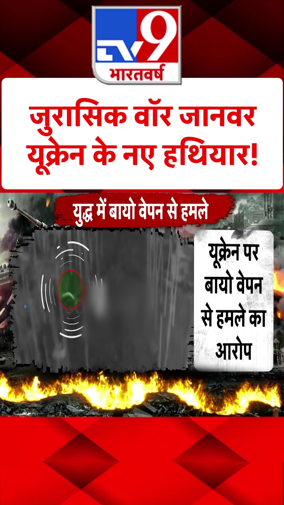 Russia Ukraine War : जुरासिक वॉर...जानवर यूक्रेन के नए हथियार! | #shorts