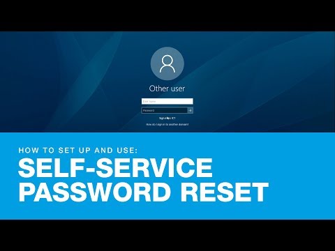 How to Setup Self-Service Password Reset