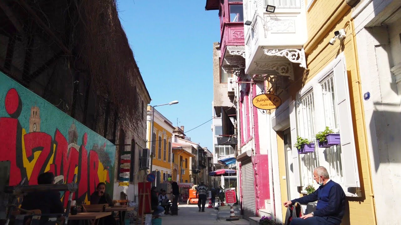 Izmir, तुर्किये | Konak Kemeraltı → Çankaya | पैदल यात्रा 4K