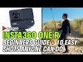 Insta360 ONE R: Beginners Guide + 10 Easy Shots Anyone Can Do (Including Insta360 App Editing!)