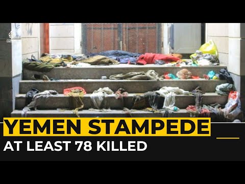 At least 78 killed, dozens injured, in yemen stampede