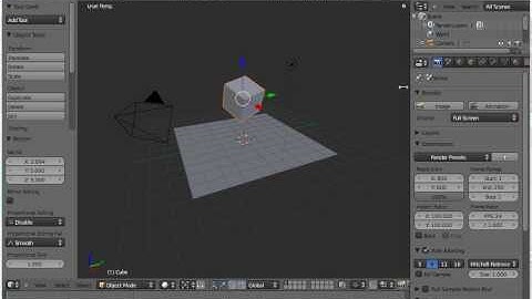 Very short (and silent) intro to setting up game physics in Blender