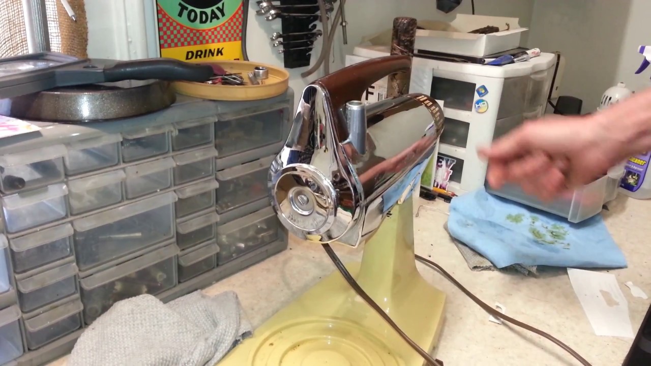 Another chrome Sunbeam Mixmaster Model 18b service YouTube