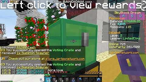 1 Min Of JartexNetwork Vote,Rare keys Being Rigged