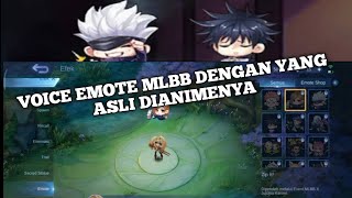 Perbedaan Voice Emote JUJUTSU KAISEN MLBB Dengan yang asli DiANIMEnya#jujutsukaisen