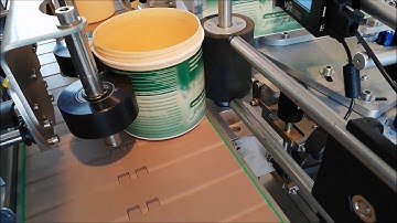 ELVO CODING - NICOLE KONIC | Etikettierung von konischen Dosen