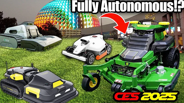 Stand up Autonomous Robot Lawn MOWERS!? Best of AI Robot mowers 2025 from CES