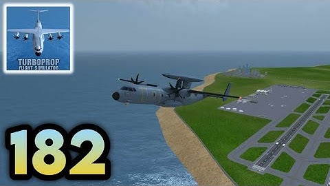 Turboprop Flight Simulator - Gameplay Walkthrough Part 182 - Takeoff (iOS, Android)