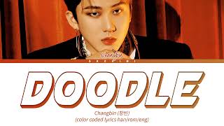 Stray Kids CHANGBIN — 'DOODLE' Lyrics (Color Coded Lyrics HAN/ROM/ENG) Resimi
