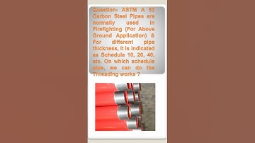 Firefighting Pipes & Fittings Connection l NFPA 13  Requirement #shortsfeed #shortsvideo #shorts