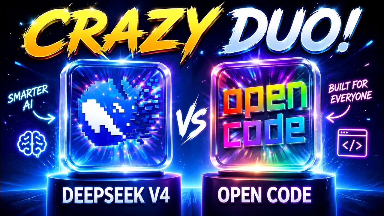 DeepSeekV4 + OpenCode Is Absolutely Wild 🤯