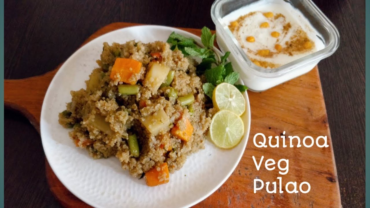 Quinoa Pulao recipe Healthy weight loss recipe Quinoa recipes YouTube