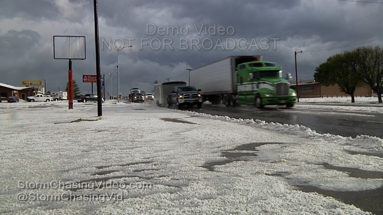 Dumas, TX, Hail Storm - 4/28/2016