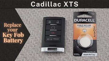How to DIY Replace Change a 2013-2014 Cadillac XTS Key Remote Fob Battery