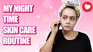 MY NIGHT TIME SKIN CARE ROUTINE | SISTERFOREVERVLOGS #785