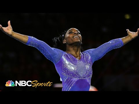 Simone Biles crushes floor routine for 25th world championship medal | NBC Sports