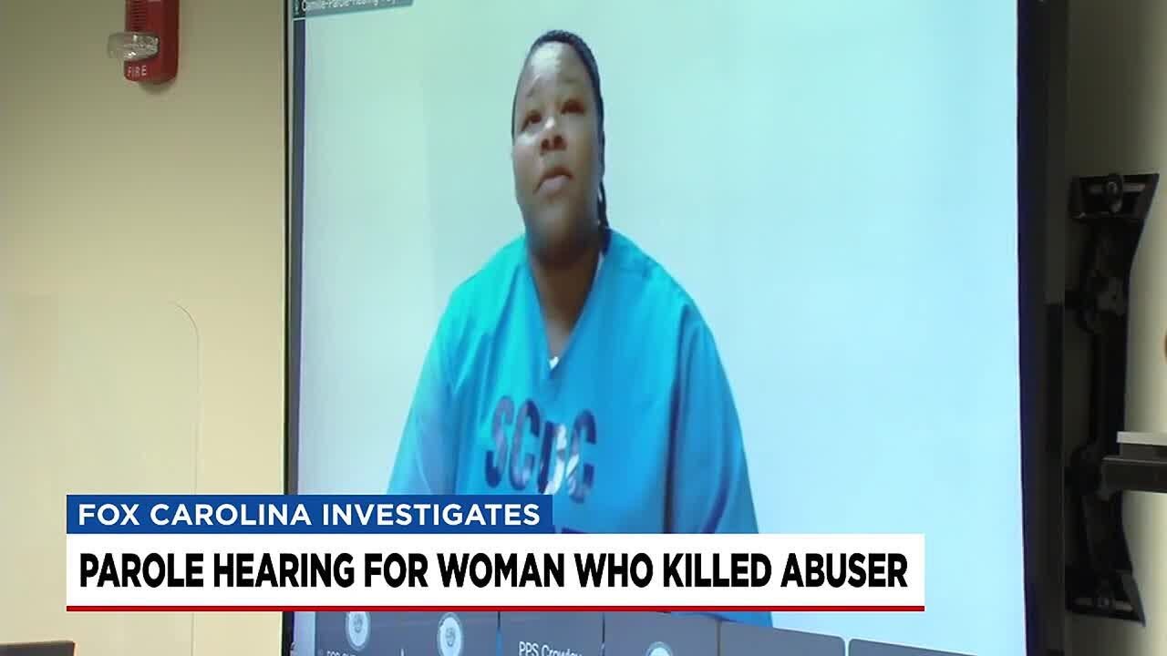 Parole hearing for woman accused of killing abuser - YouTube
