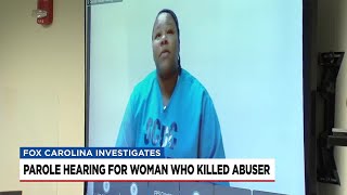 Parole hearing for woman accused of killing abuser