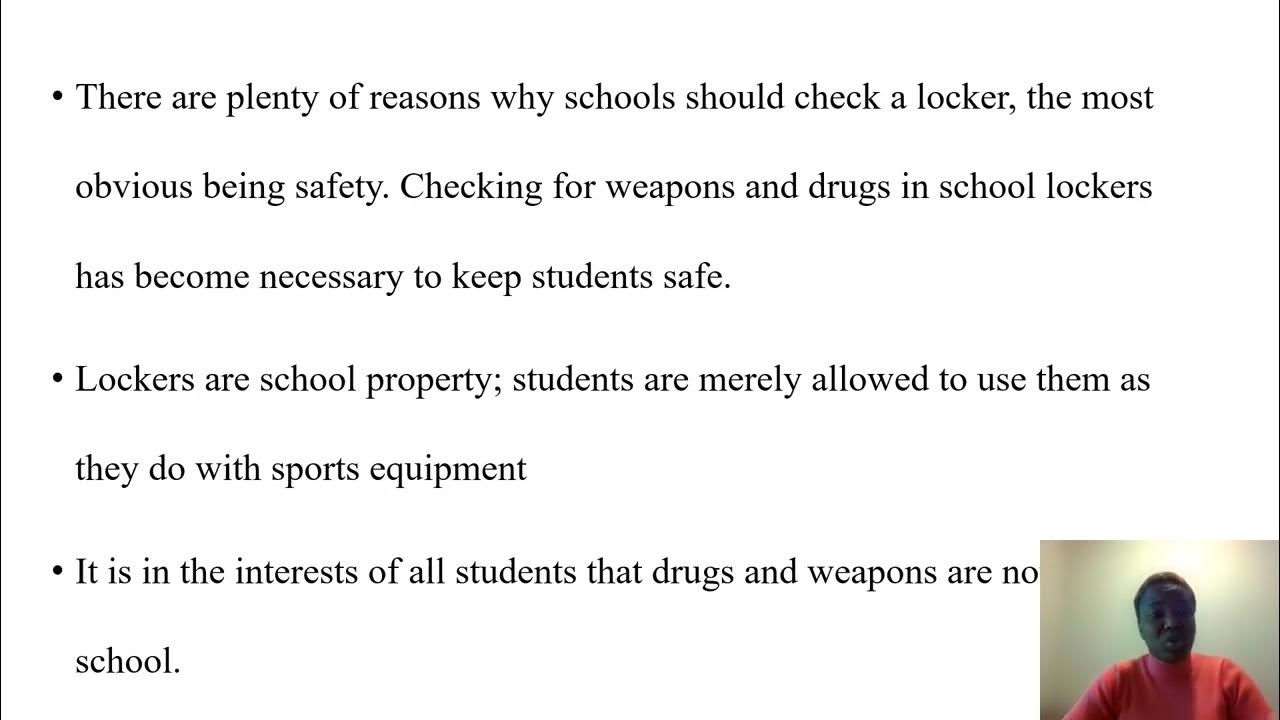 School schould be allowed to search lockers 1 YouTube