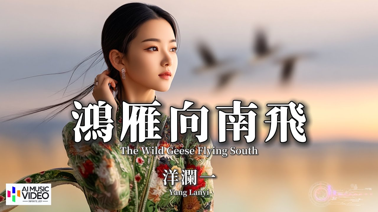 【高清MV】洋瀾一 - 鴻雁向南飛【Pinyin + Eng Sub | AI音樂視頻 | 繁體拼音英文動態字幕】 Yang Lan Yi【洋澜一 - 鸿雁向南飞】