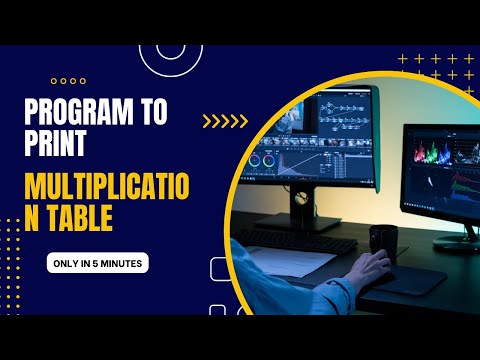 C Program to Print Table | C Program to Print Multiplication Table | Program to Print Table